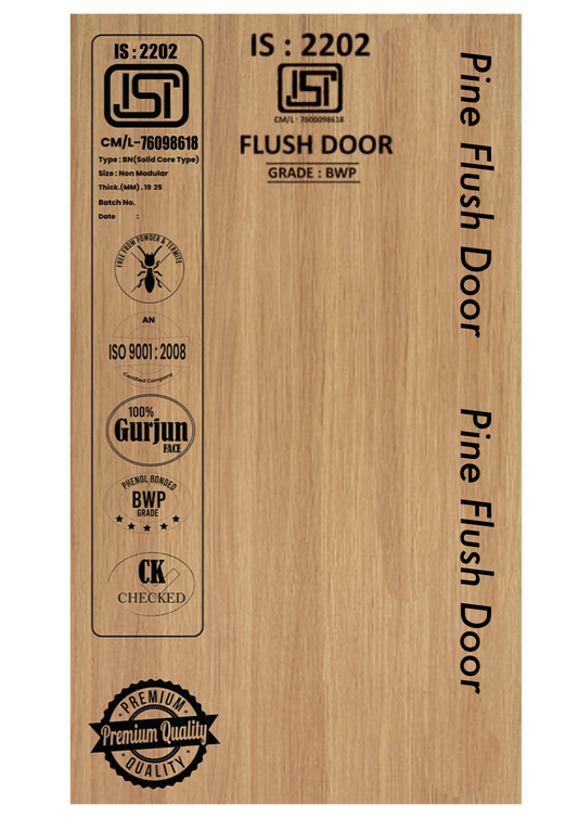 Pine Flush Door