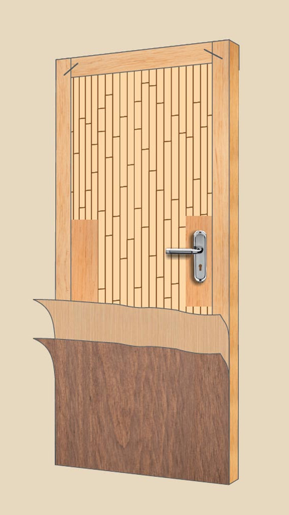 Pine Flush Door