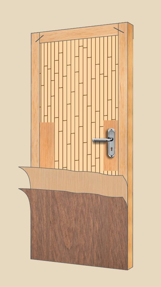 Pine Flush Door